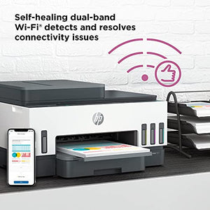 HP Smart Tank 7301 Wireless All-in-One Cartridge-free Ink Tank Printer, up to 2 years of ink included, mobile print, scan, copy, automatic document feeder (28B70A)