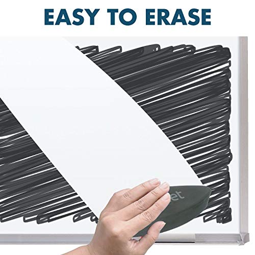 Quartet Whiteboard, Non-Magnetic Dry Erase White Board, 4' x 6', Aluminum Frame (EMA406)