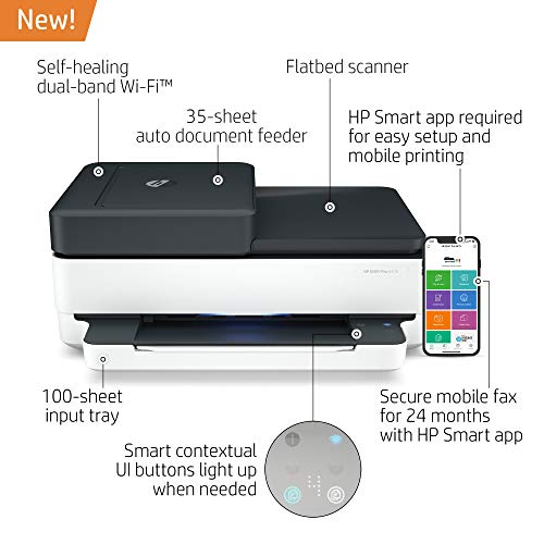 HP 8QQ86A#B1H Envy Pro 6475 All-in-One Printer, Includes 2 Years of Ink Delivered