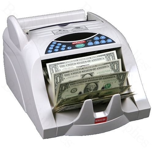 Semacon S-1125 Series 1100 Heavy Duty High Speed Currency Counters with UV and MG Detection, Dual Viewing Display, Speed of 1000 Notes Per Minute