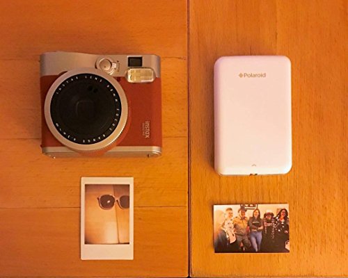 Zink Polaroid ZIP Wireless Mobile Photo Mini Printer (White) Compatible w/ iOS & Android, NFC & Bluetooth Devices