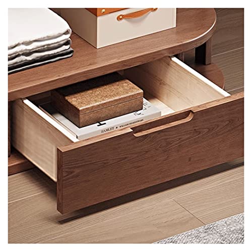 BinOxy Free Standing Coat Rack All Wood Hanging Clothes Rack - Heavy Duty Vertical Coat Shelf (1, 100cm)