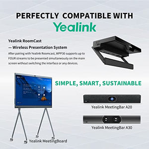 Yealink WPP30 Wireless Presentation Pod for Yealink RoomCast A10 A20 A30 - 4K/30FPS Plug-and-Play
