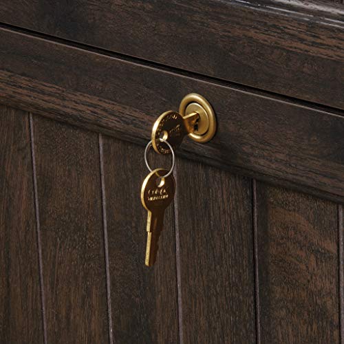 Sauder Costa Lateral File, Coffee Oak Finish