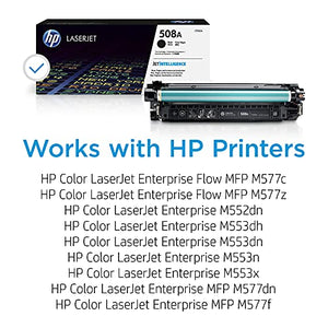 HP 508A | CF360A | Toner-Cartridge | Black | Works with HP Color LaserJet Enterprise M553 series, M577 series