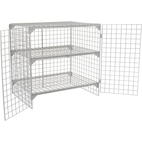 Global Industrial Wire Mesh Security Cage 48x24x48