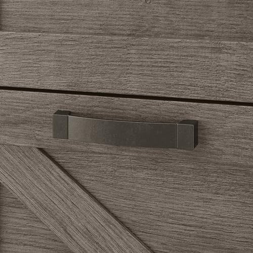 Bush Furniture Kathy Ireland Home 2-Drawer Lateral File Cabinet, Restored Gray, 29-Inch