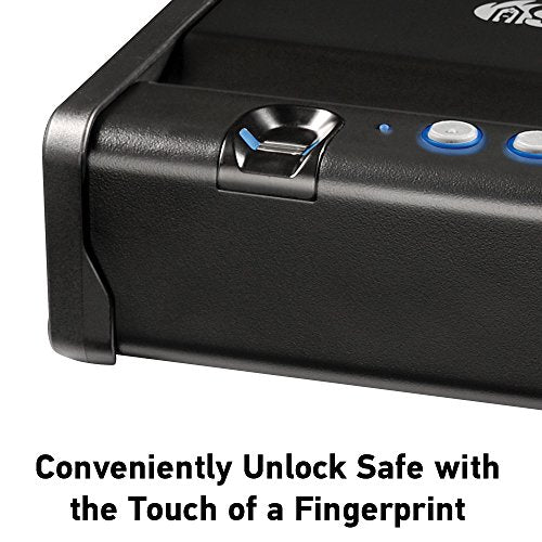 SentrySafe QAP1BE Gun Safe with Biometric Lock, 1 Capacity