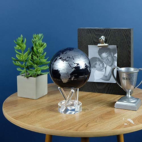 Black and Silver MOVA Globe 4.5"