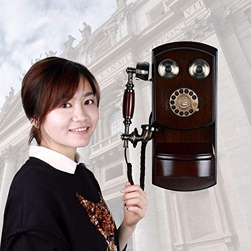 Generic002 Retro Wall-Mounted Rotary Landline Phone
