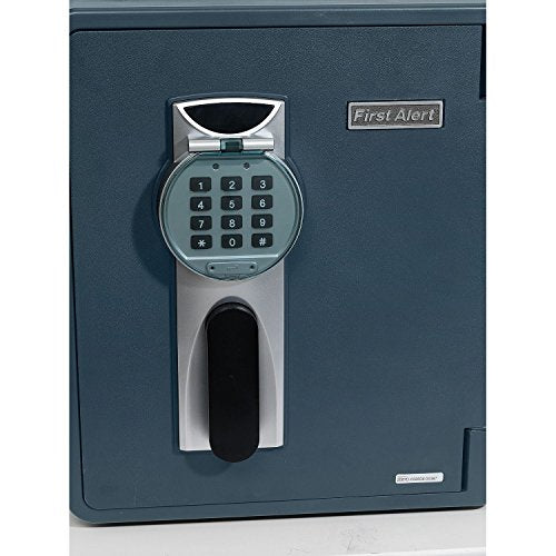First Alert 2087DF Waterproof 1 Hour Fire Safe with Digital Lock, 0.94 Cubic Foot, Gray