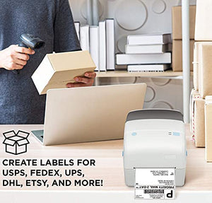 BCL D110 Label Printer, Ethernet & USB Port, Prints 4x6 Shipping Mailing Postage Barcode & Address Labels, Direct Thermal inkless Printer, USB Printer Cable Included, Windows & Mac Compatible