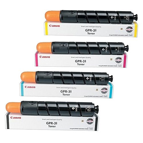 Canon GPR-31 Toner Cartridge Set (OEM) Black. Cyan. Magenta. Yellow