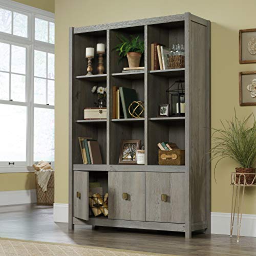 Sauder 422868 Cannery Bridge Storage Wall, Mystic Oak Finish