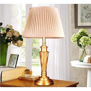 HZB American Simple Full Copper Table Lamp Living Room Bedroom Bedside Pure Copper Lamps And Lanterns Modern Creative Fashion Study