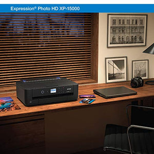 Epson Expression Photo HD XP-15000 Wireless Color Wide-format Printer, Amazon Dash Replenishment Enabled