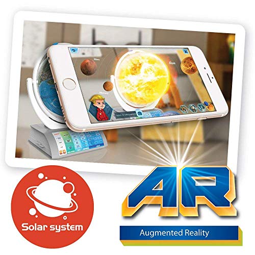 Oregon Scientific SG338R Smart Globe Explorer AR Educational World Geography Kids-Learning Toy Space Planet Science Earths Inner Core Bluetooth Pen
