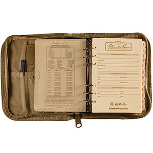 Rite in the Rain All-Weather Complete Field Planner Kit, 4 5/8" x 7 " Tan Sheets, Tan Cover (No. 9255T)
