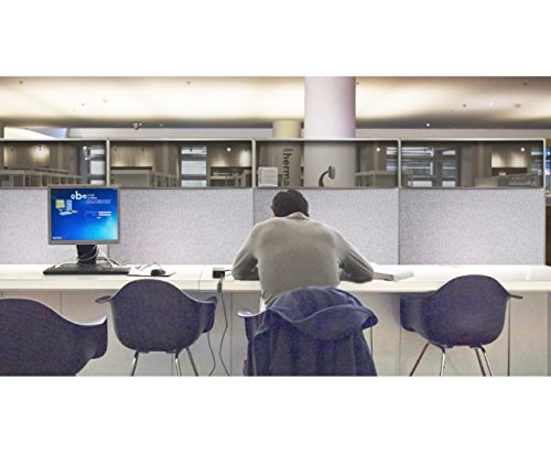 GOF Partial Glass Panel Office Partition Wall Divider (48w x 60h, 3 Qty)