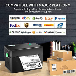 Thermal Label Printer - Itari Commercial Grade Shipping Label Printer, 4X6 Label Printer for Shipping Packages, Work with Windows/MacOS, Compatible with Ebay, Amazon, Shopify, Esty, USPS