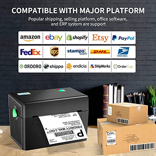 Thermal Label Printer - Itari Commercial Grade Shipping Label Printer, 4X6 Label Printer for Shipping Packages, Work with Windows/MacOS, Compatible with Ebay, Amazon, Shopify, Esty, USPS