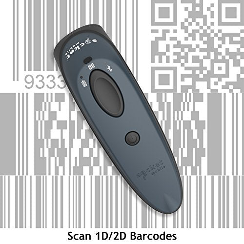 DuraScan D750, Bluetooth 2D Barcode Scanner, Gray