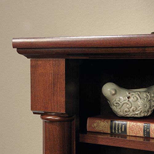 Sauder 420513 Palladia Computer Desk and Hutch, L: 59.49" x W: 23.39" x H: 56.50", Select Cherry finish
