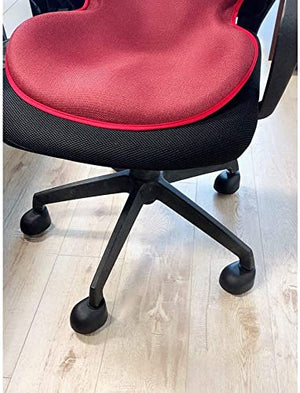 IkiCk 50mm Black Office Chair Swivel Castor Wheel 5 Pcs - Load Bearing 200kg