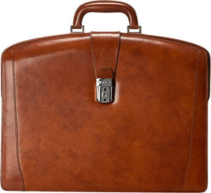 Bosca Old Leather Collection Partners Briefcase (Amber)