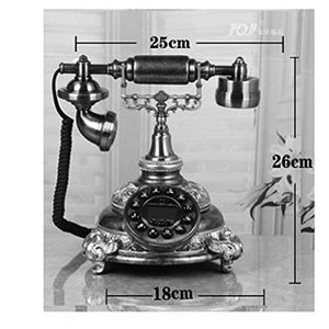 TEmkin Vintage Retro Resin Handle Landline Phone