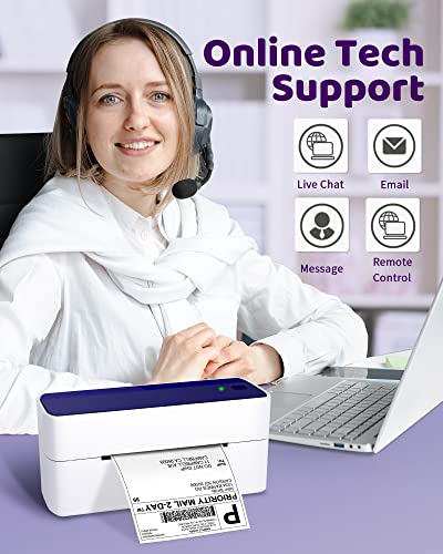 [Upgrade] Label Printer - Itari Bleutooth Label Printer, Wireless Shipping Label Printer Compatible with iPhone & Android & Windows, Thermal Printer for Amazon, Etsy, USPS, UPS, Shopify, Ebay