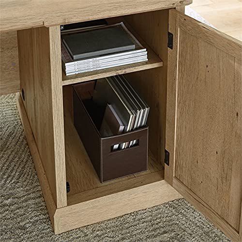 Home Square 2-Piece Set: Double Pedestal Desk & Utility Stand Library Base