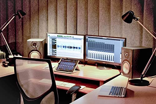 VERSARE VersiPanel Acoustical Partition Wall - Sound Panel Room Divider, Gray, 8' x 6'6