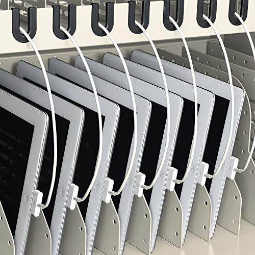 16-Device Charging Cabinet, Putty, Unassembled