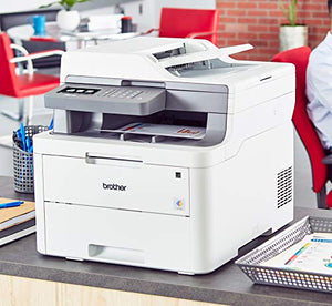 Brother MFC-L3710CW Compact Digital Color All-in-One Printer Providing Laser Printer Quality Results with Wireless, Amazon Dash Replenishment Enabled