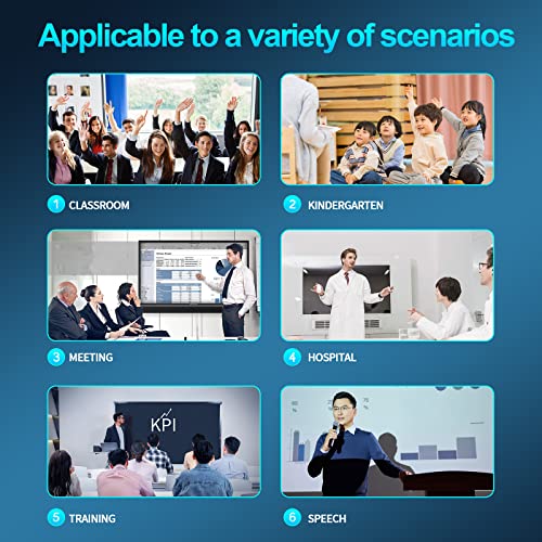 JYXOIHUB 86-inch Interactive Whiteboard with 4K UHD Touch Screen - Dual System Conference Board