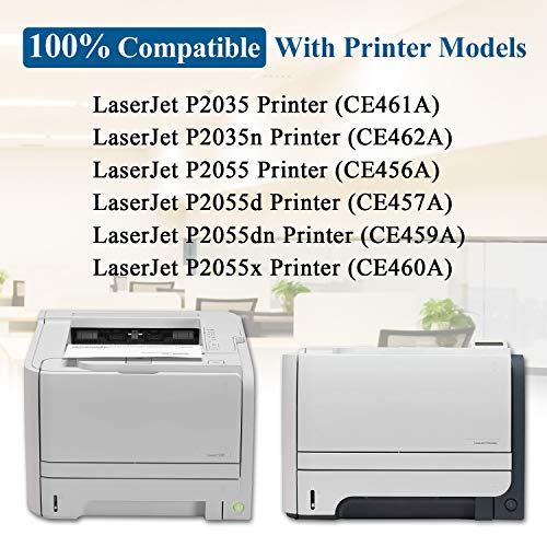 05A | CE505A Toner Cartridge Replacement for HP Laserjet P2035 P2035n P2055 P2055d P2055dn P2055x Printer Toner (6 Pack Black) - by VaserInk