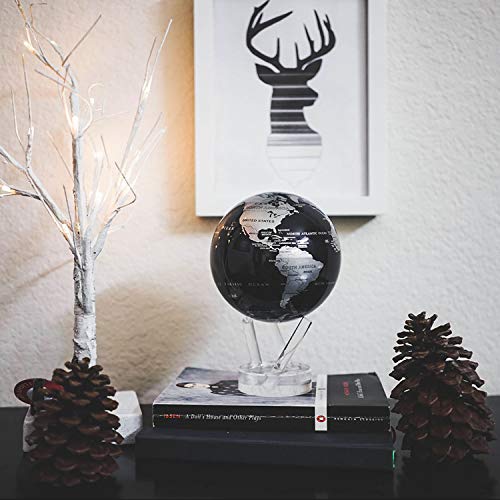 Black and Silver MOVA Globe 4.5"