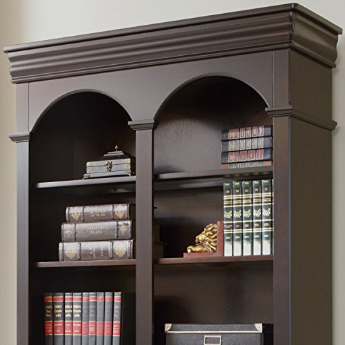 Martin Furniture Beaumont Double Open Bookcase - Fully Assembled