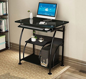 Pongwitshop Home Office PC Corner Computer Desk Laptop Table Workstation Furniture Black