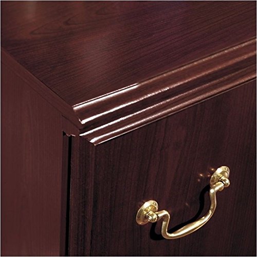 Pemberly Row Executive Desk in Cherry