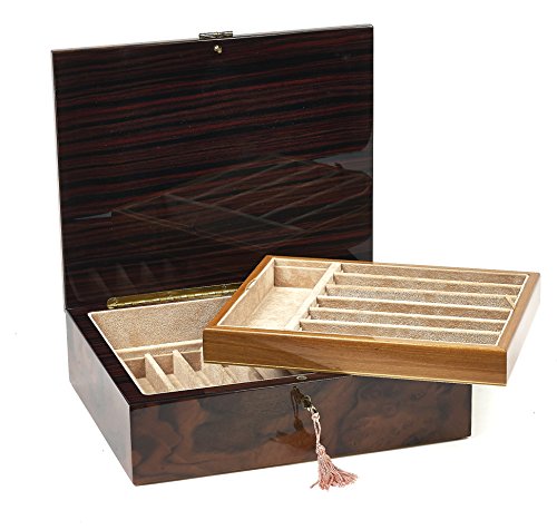 Bello Collezioni - Antonini Luxury Italian Made Black Walnut Pen Box