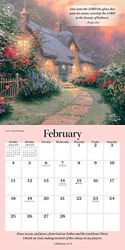 Thomas Kinkade Gardens of Grace 2018 Wall Calendar