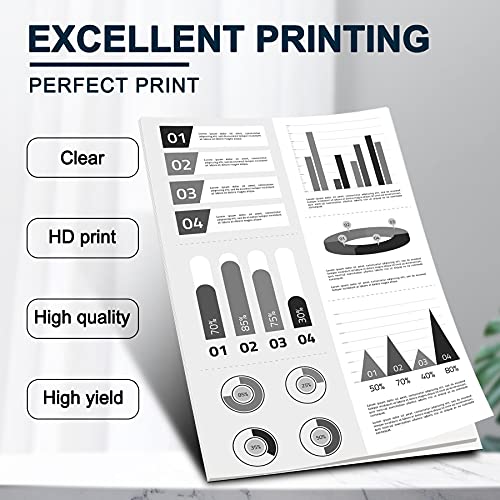 High Yield 5 Pack Black TN730 TN-730 Compatible Toner Cartridge Replacement for Brother DCP-L2550DW MFC-L2710DW L2750DW L2750DWXL HL-L2350DW L2370DW/DWXL L2390DW L2395DW Printer Ink Cartridge