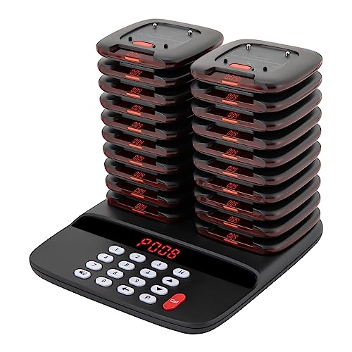 BILPIKOGoo Restaurant Pager System - Long Distance Pagers for Social Distancing (2624-3280ft)