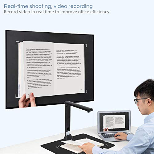 iCODIS X9 Book & Document Camera, 21MP High Definition Professional Book Document Scanner, Auto-Flatten & Deskew Tech, Capture Size A3, Smart Multi-Language OCR,SDK & Twain for Office and Education