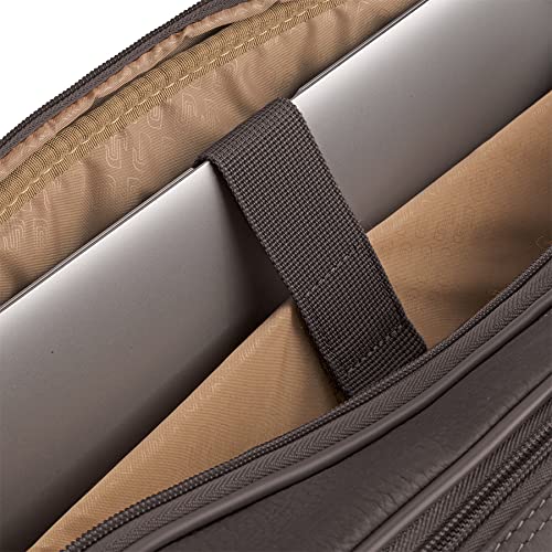 Solo New York Walker Leather Rolling Laptop Bag, Espresso