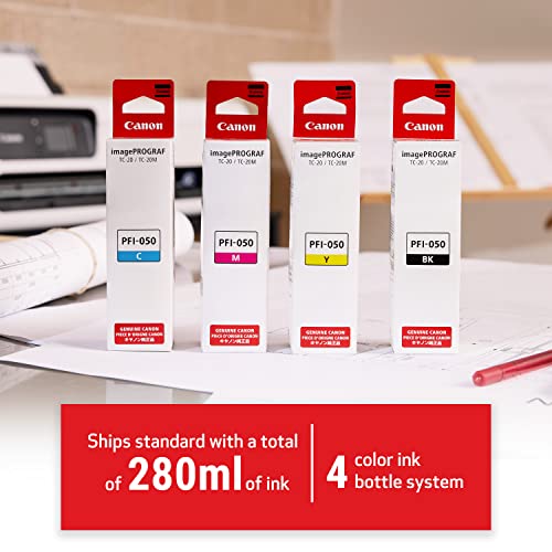 Canon Large Format Poster & Plotter Printer with Scanner - TC-20M 24" - Automatic Paper Feeder - Wi-Fi/LAN - 280ml Ink