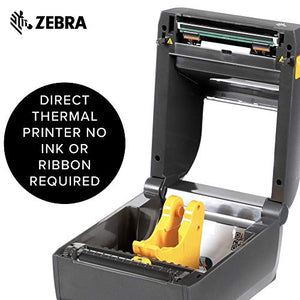 Zebra ZD420d Direct Thermal Desktop Printer 203 dpi Print Width 4 in USB Ethernet ZD42042-D01E00EZ (Renewed)