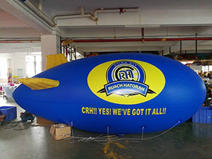 Air-Ads 6M 20ft Inflatable Advertising Blimps/Flying Giant Helium Airplane/Free Logo (PVC)